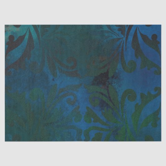 Papier Mousseline bleu (Recto)
