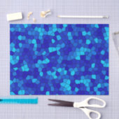 PAPIER MOUSSELINE BLEU (Artisanat)