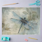 Papier Mousseline Bleu 12 (Artisanat)