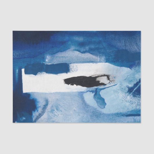 Papier Mousseline Bleu Amore II (Recto)