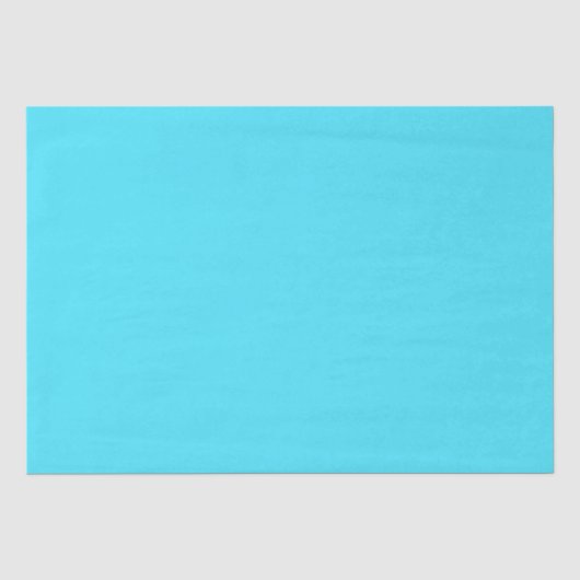 Papier Mousseline Bleu Aqua (Recto)