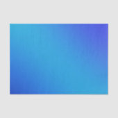 Papier Mousseline Bleu Aqua brillant Ombre Gradient (Recto)