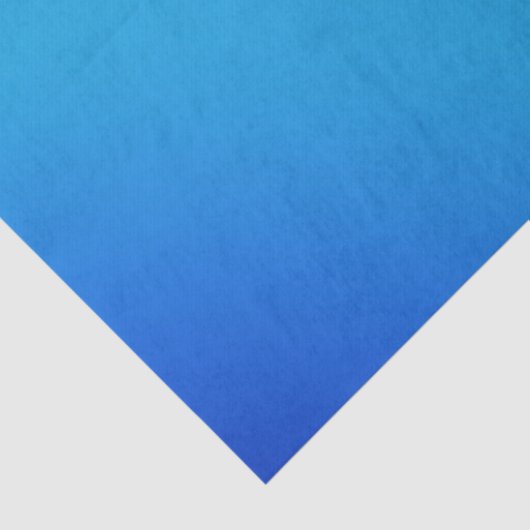 Papier Mousseline Bleu Aqua brillant Ombre Gradient (Détail)