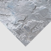 Papier Mousseline Bleu argenté (Détail)