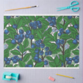 Papier Mousseline Bleu blanc (Artisanat)