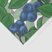 Papier Mousseline Bleu blanc (Détail)