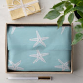 Papier Mousseline Bleu blanc Starfish Découpage (Cadeau)
