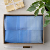 Papier Mousseline Bleu bleu (Cadeau)