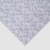 Papier Mousseline Bleu Brown Tissu Papier (Détail)