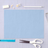 Papier Mousseline Bleu Céleste (Artisanat)