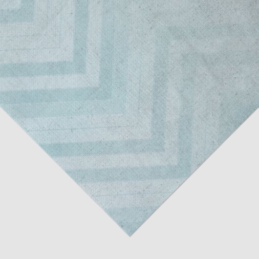 Papier Mousseline Bleu Chevron (Détail)