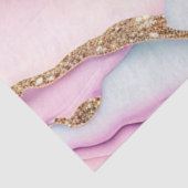 Papier Mousseline Bleu clair rose Agneau Marbre Collection moderne (Détail)