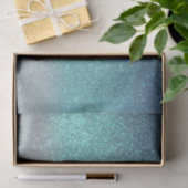 Papier Mousseline Bleu clair Turquoise Parties scintillant brillante (Cadeau)