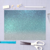 Papier Mousseline Bleu clair Turquoise Parties scintillant brillante (Artisanat)
