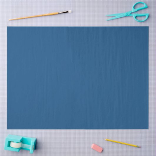 Papier Mousseline Bleu classique simple et moderne (Artisanat)