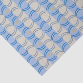 Papier Mousseline Bleu courant Tan de Candystripe (Détail)