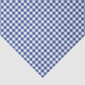 Papier Mousseline Bleu de En vichy classique (Détail)