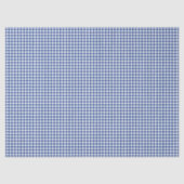 Papier Mousseline Bleu de En vichy classique (Recto)