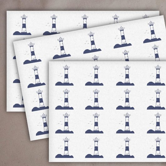 Papier Mousseline Bleu de la marine phare