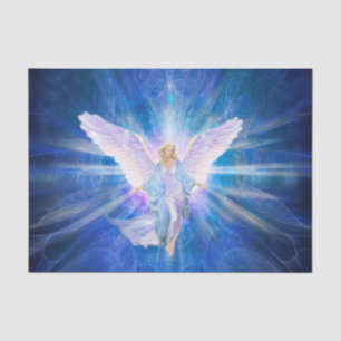 Papier Mousseline Bleu de V009-Angel 5