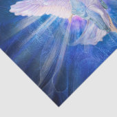 Papier Mousseline Bleu de V009-Angel 5 (Détail)