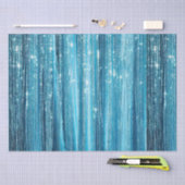 Papier Mousseline Bleu de verre d'Aqua (Artisanat)