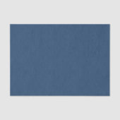 Papier Mousseline Bleu denim uni texturé (Recto)