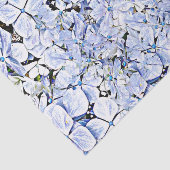 Papier Mousseline Bleu d'hortensia (Détail)
