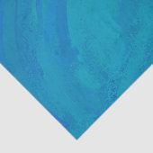 Papier Mousseline Bleu d'océan (Détail)