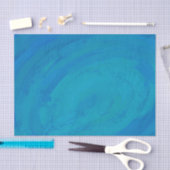 Papier Mousseline Bleu d'océan (Artisanat)