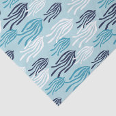 Papier Mousseline Bleu d'océan d'algue (Détail)