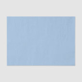 Papier Mousseline Bleu doux d'hiver (Recto)