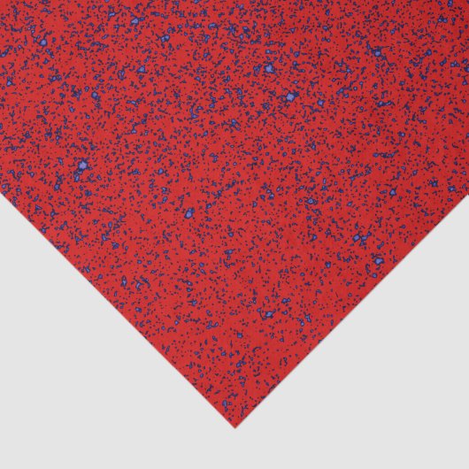 Papier Mousseline Bleu éperon rouge (Détail)