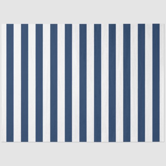 Papier Mousseline Bleu et blanc de la marine marine (Recto)