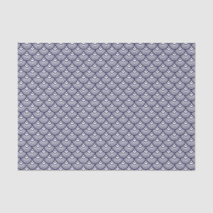 Papier Mousseline Bleu et blanc de la marine Motif de la coque marin