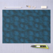 Papier Mousseline Bleu et blanc étoile céleste (Artisanat)