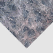 Papier Mousseline Bleu et bleu Rose rose Abstrait Aquarelle (Détail)