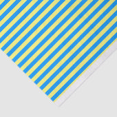 Papier Mousseline Bleu et jaune français (Détail)