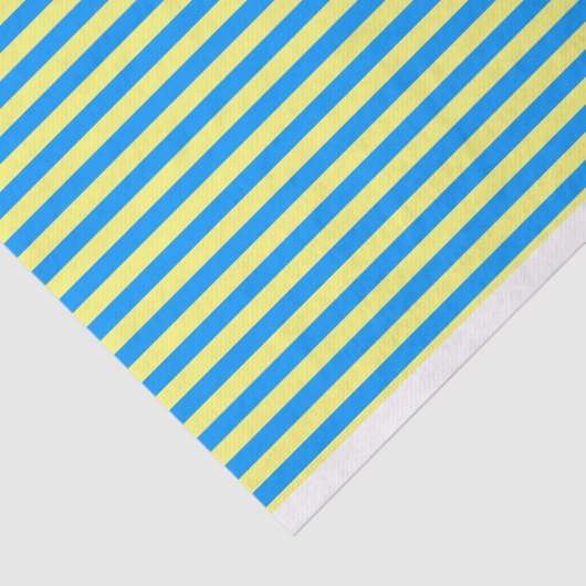 Papier Mousseline Bleu et jaune français (Détail)