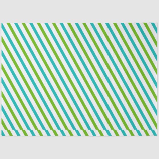 Papier Mousseline Bleu et vert Horizontal Grandes Blancs Noël (Recto)
