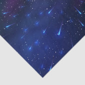 Papier Mousseline Bleu et violet l'espace de tir Stars Galaxy (Détail)