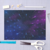 Papier Mousseline Bleu et violet l'espace de tir Stars Galaxy (Artisanat)