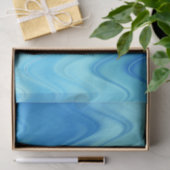 Papier Mousseline Bleu foncé Abstrait (Cadeau)