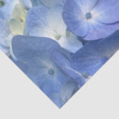Papier Mousseline Bleu Hydrangée en fleurs (Détail)