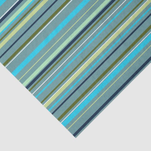 Papier Mousseline Bleu Jaune Vert Grandes Elégantes