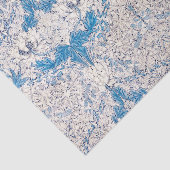 Papier Mousseline Bleu miel (par William Morris) (Détail)