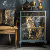 Papier Mousseline Bleu Papillon aile Unicorne Découpage