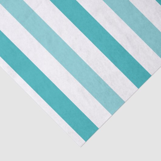 Papier Mousseline Bleu Plage Bleu Turquoise (Détail)