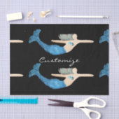 Papier Mousseline Bleu-queue Sirène nager Thunder_Cove (Artisanat)