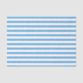 Papier Mousseline Bleu rayé (Recto)